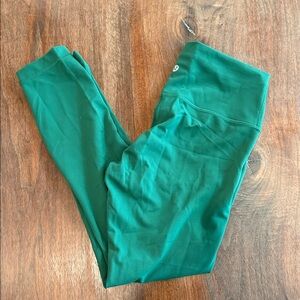 Lululemon Emerald Green Women's Leggings, 25"